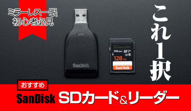 Sandisk Extreme PRO｜超定番SDカード＆専用リーダー